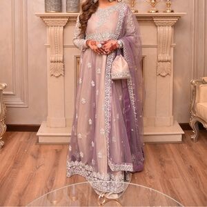 Zuria dor inspired purple maxi